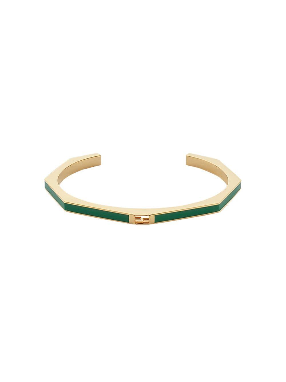 Fendi Baguette Bangle in Green Lyst Australia