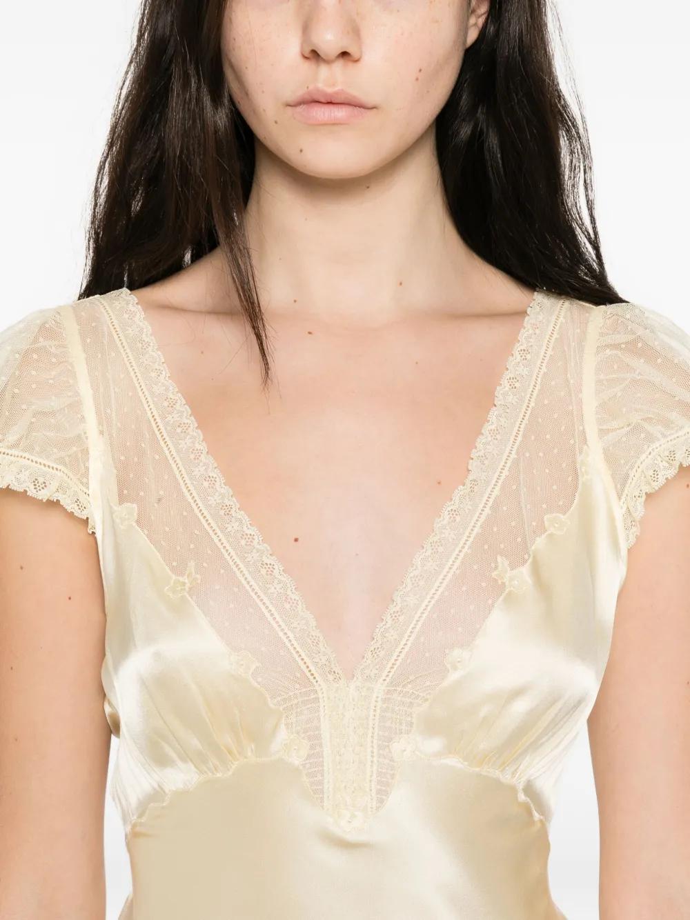 doen white silk dress Ischia Dress - Salt