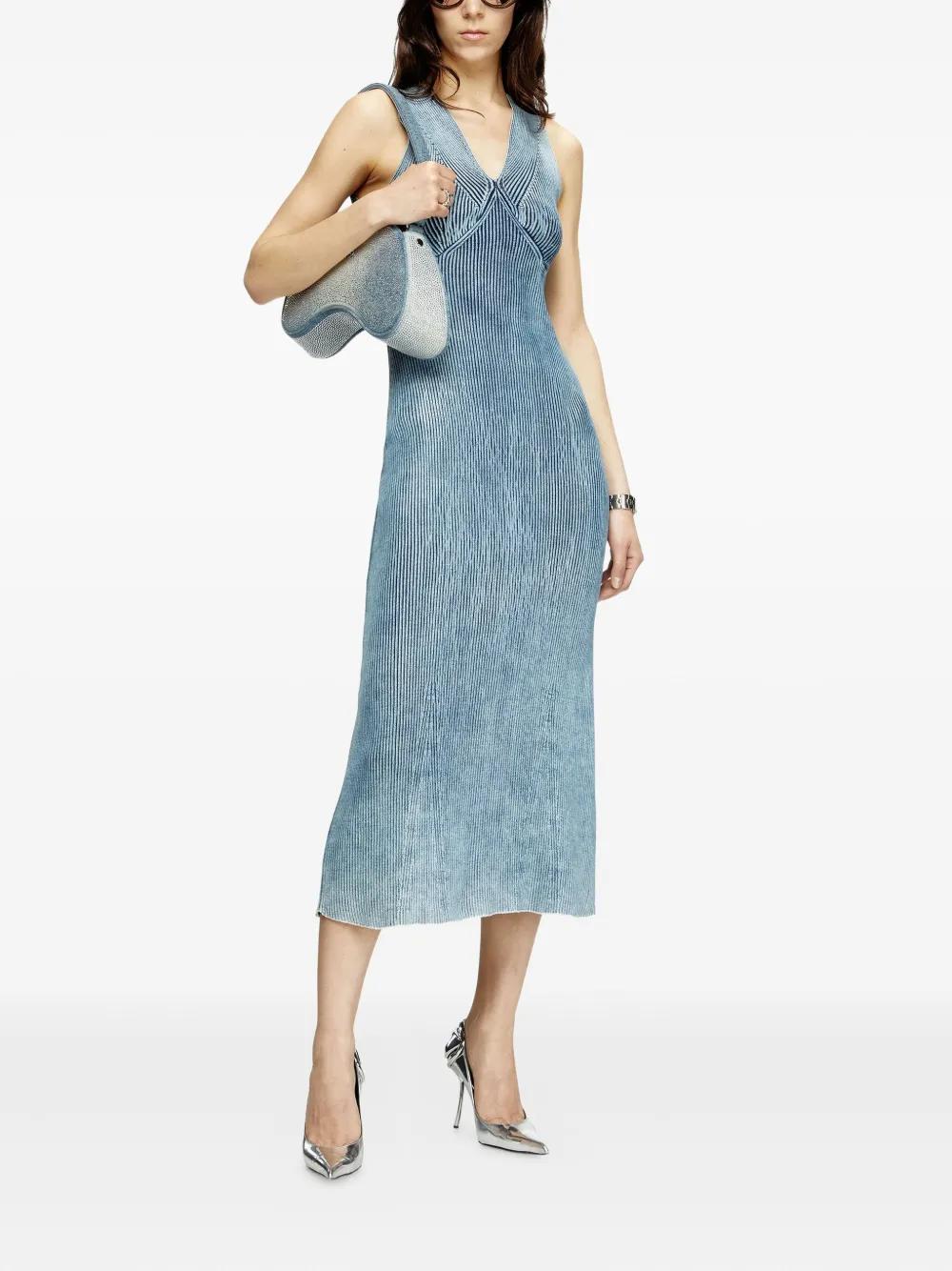 ワンピース DIESEL Midi Dress DIESEL｜レディース デニムワンピース ドレス ミディ丈