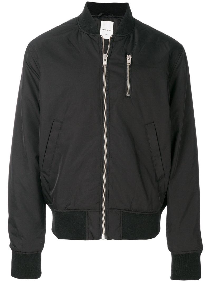 WOOD WOOD Blake Bomber Jacket in Black for Men - Lyst