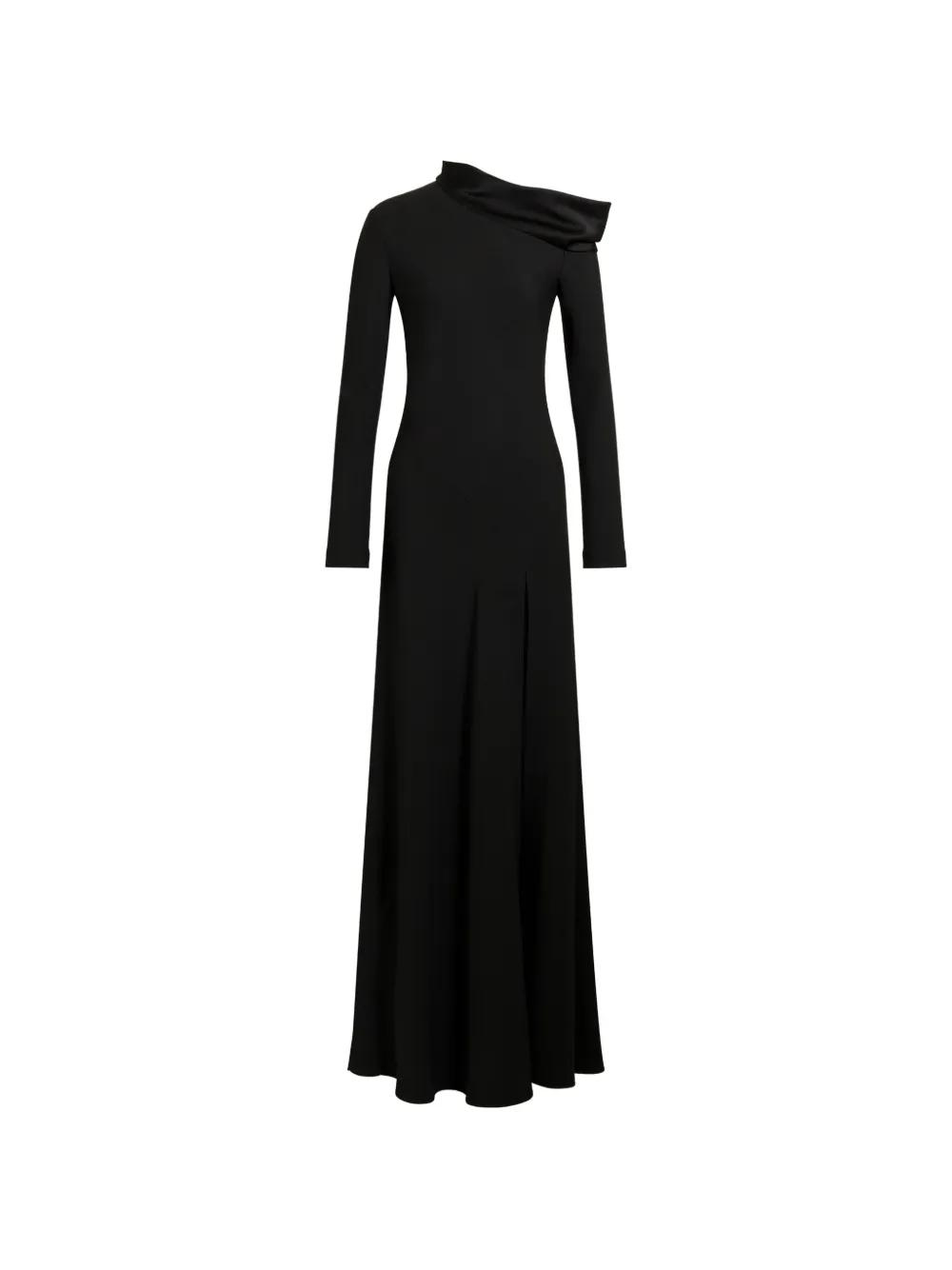 long sleeve black slip dress Seamless Long Sleeve Slip Dress | Modest Layer