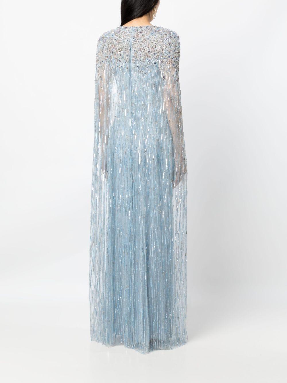 Jenny Packham Embellished Atlantis Gown in Blue | Lyst