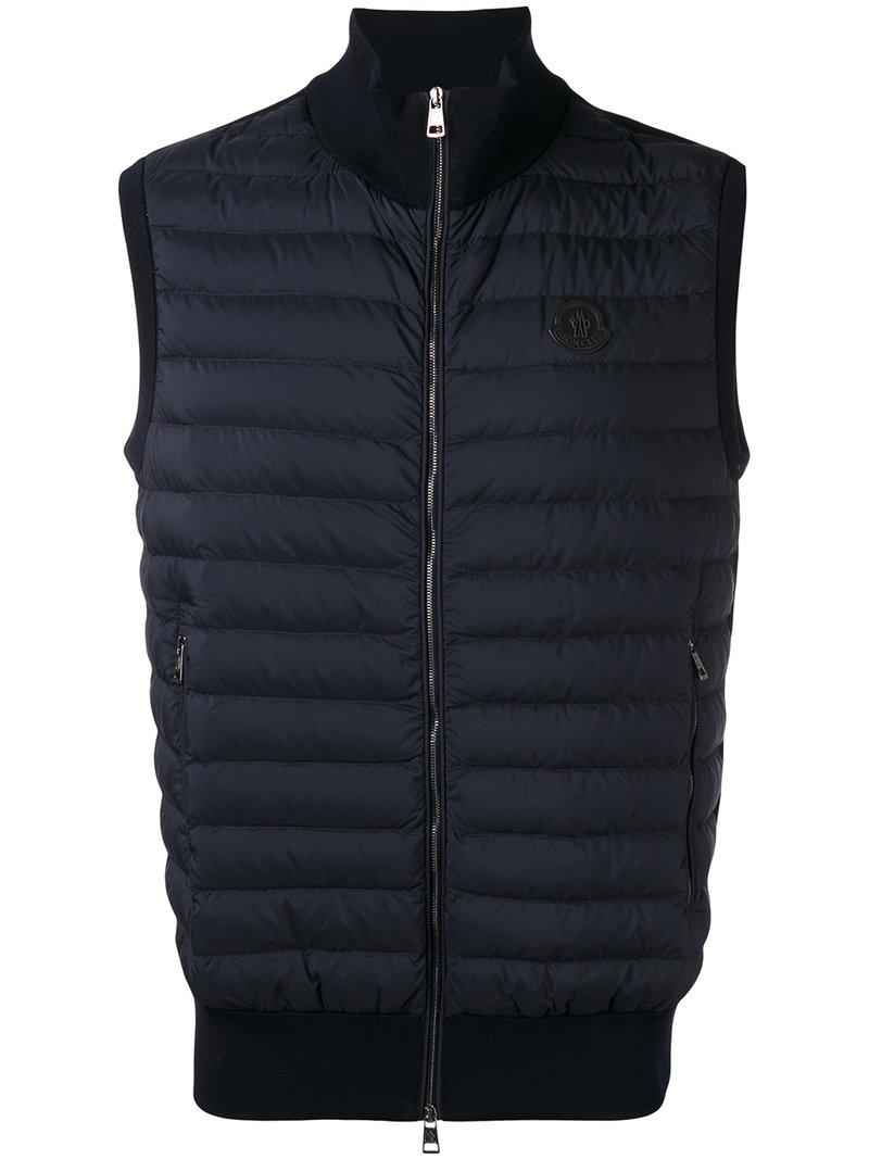 moncler blue body warmer moncler blue body warmer