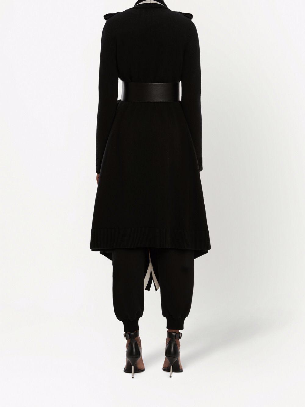 Alexander mcqueen hotsell black coat