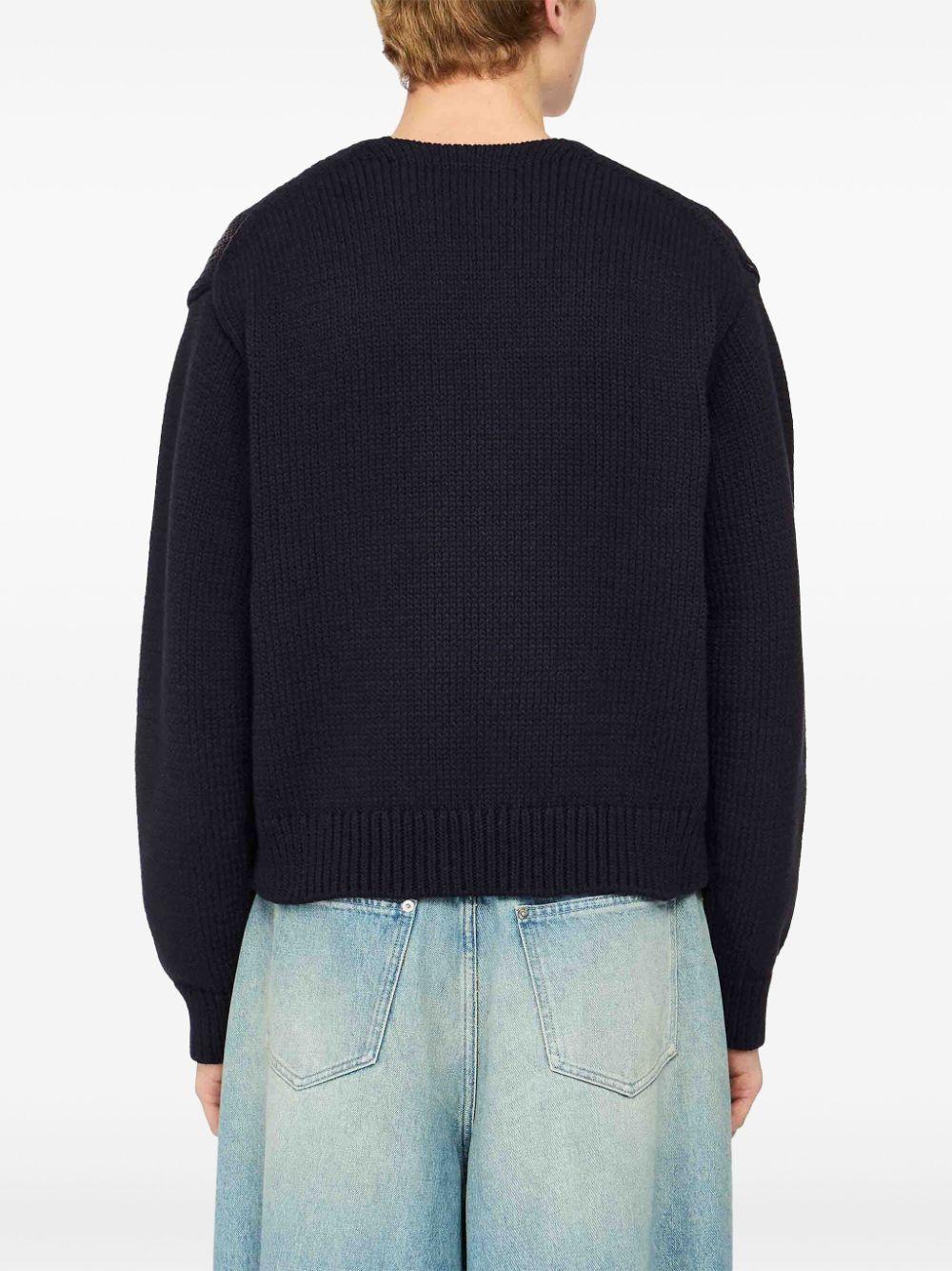 JW Anderson メンズ ブルー Cake プルオーバー セーター & ニット