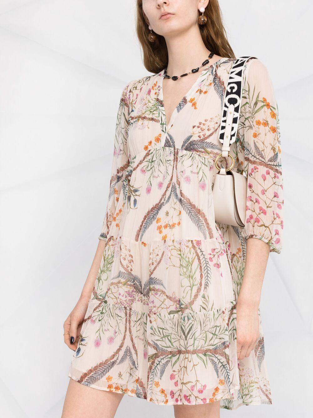 Robe courte Goya à fleurs Ba&sh | Lyst