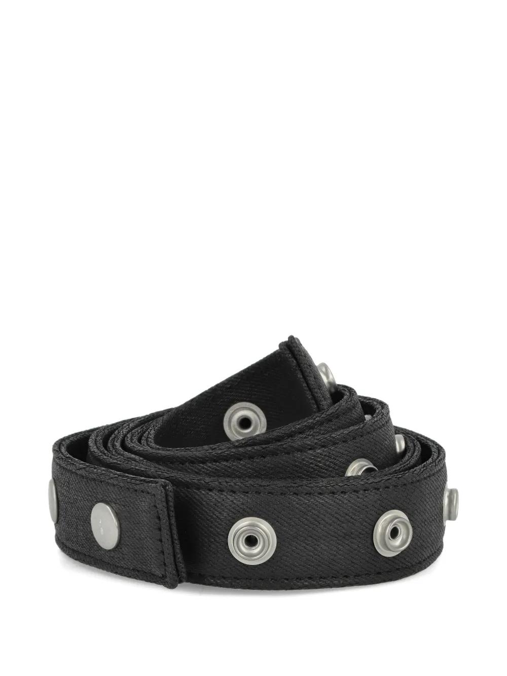 Rick Owens TONGUE BELT 黒 ユニセックス Rick Owens TONGUE BELT 黒 ユニセックス