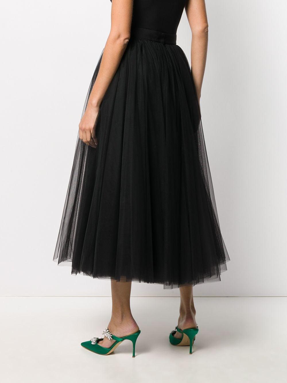 Dolce & Gabbana Circle Tulle Skirt in Black | Lyst