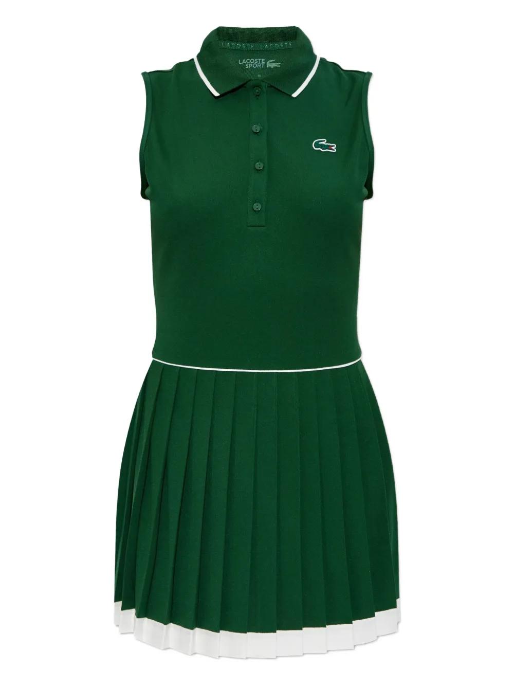 knee length dresses for ladies Lacoste Polo Dress F(ONE Size) / Brown main image 1