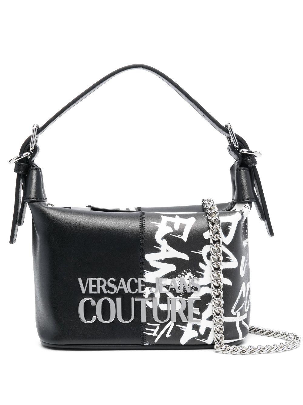 Versace Jeans Couture Logo-print Mini Bag in Black | Lyst