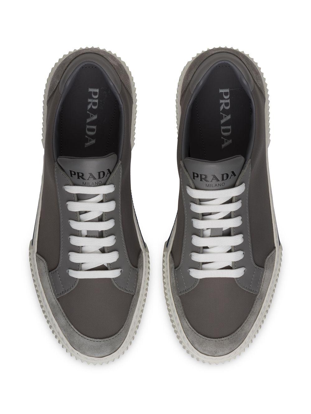 grey prada trainers
