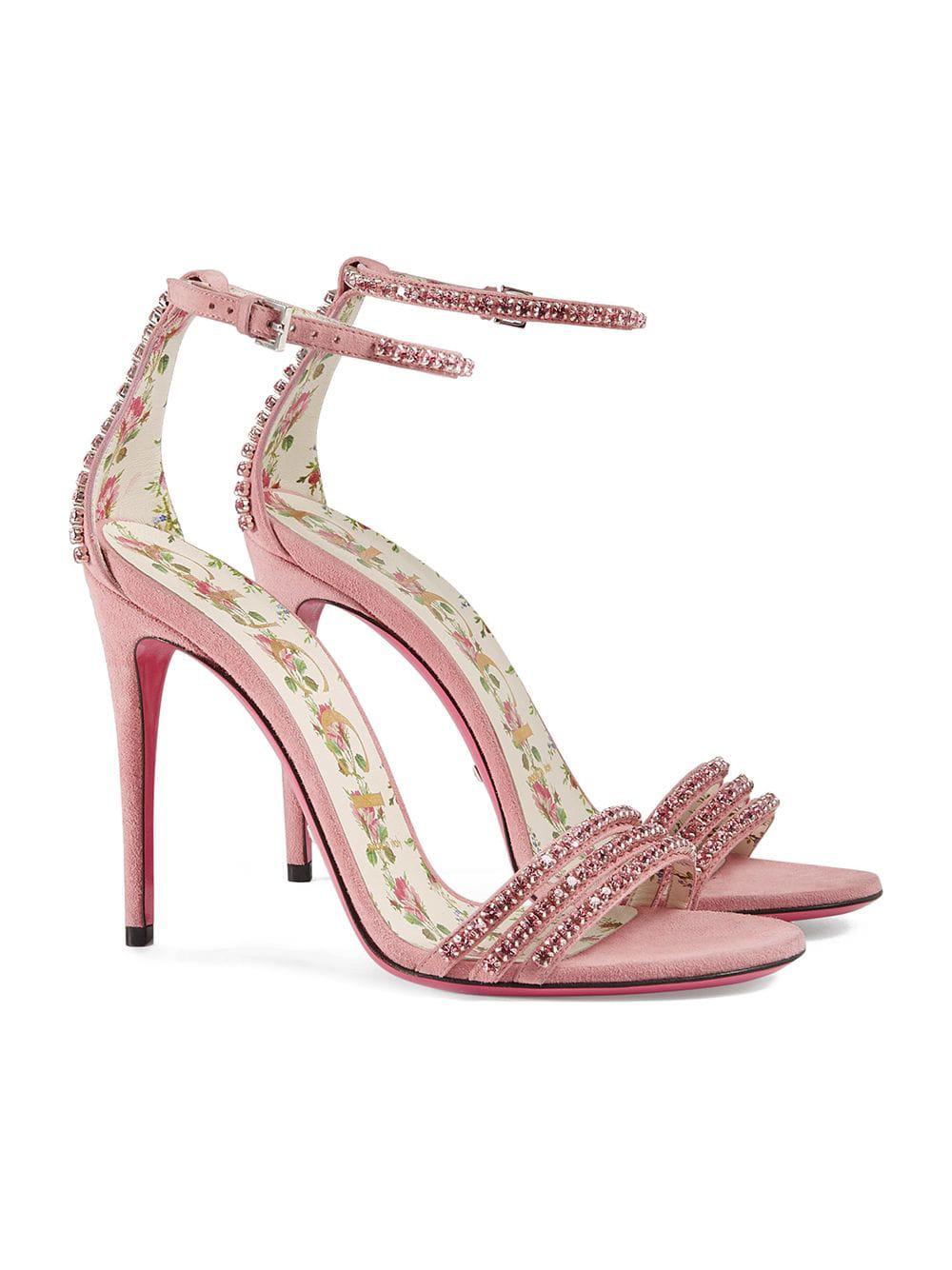 Gucci crystal hotsell heels