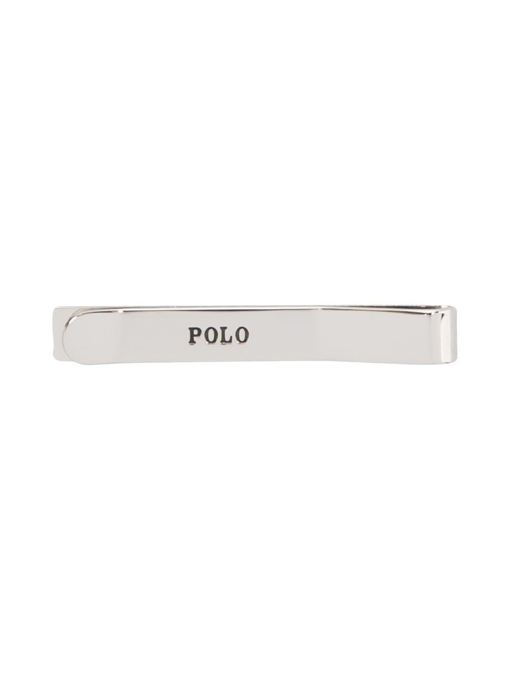 Polo Ralph Lauren Engraved Logo Tie Clip in Metallic for Men | Lyst