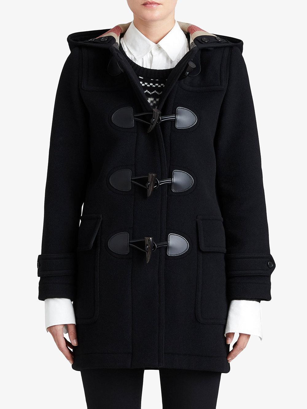 Burberry Wool Mersey Duffle Coat in 
