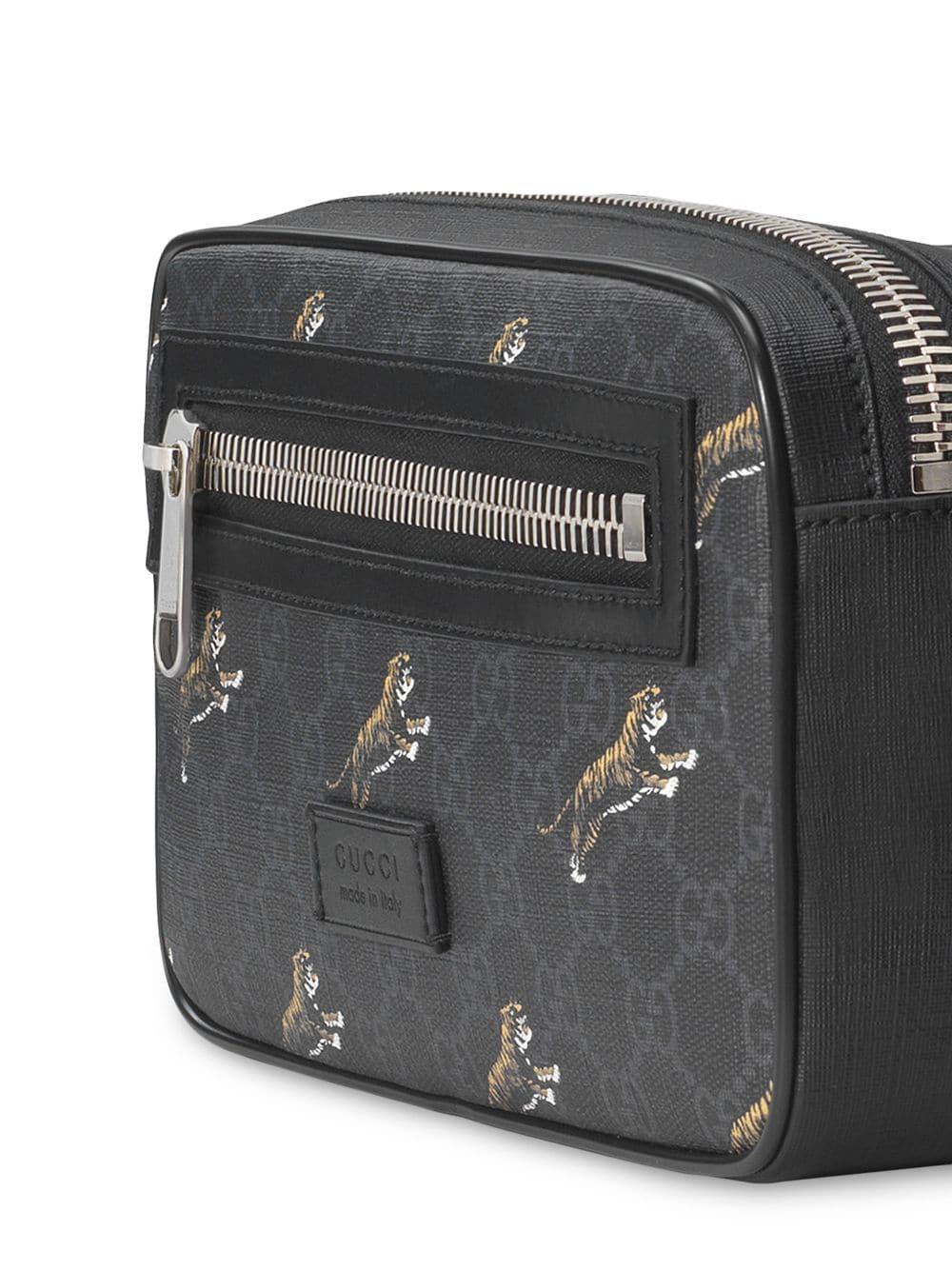 Gucci Bestiary Belt Bag With Tigers in Black for Men | Lyst
