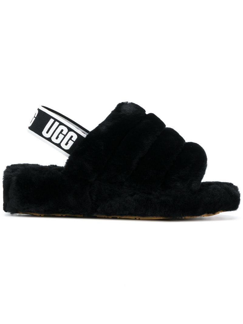 furry slippers ugg