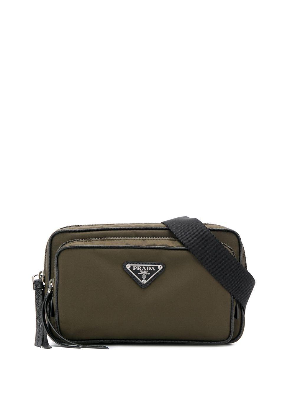 prada logo belt bag