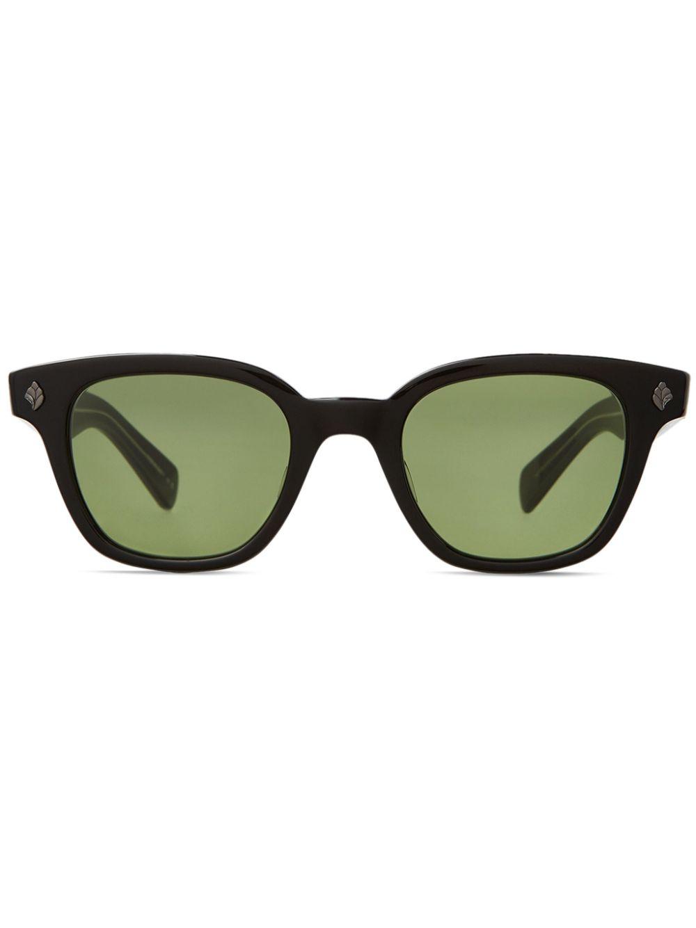 Garrett Leight レディース グリーン ジオメトリックフレーム 