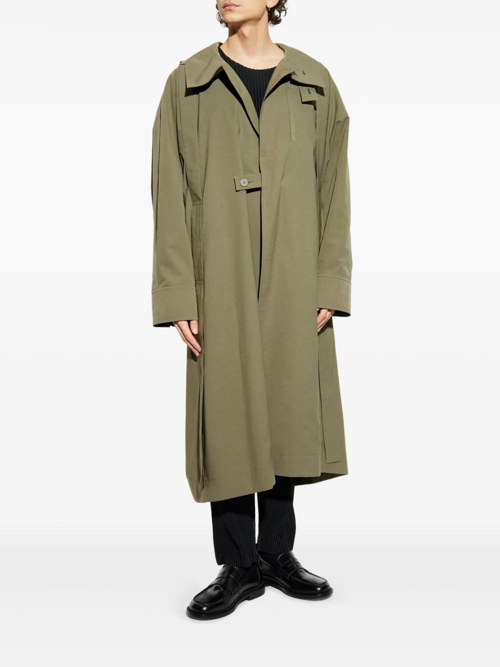 Homme Plissé Issey Miyake Parachute Parka Coat in Green for Men | Lyst