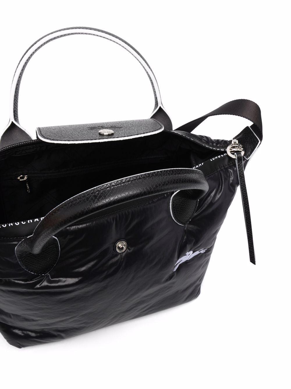 Longchamp Le Pliage Alpin Top Handle Tote Bag in Black | Lyst