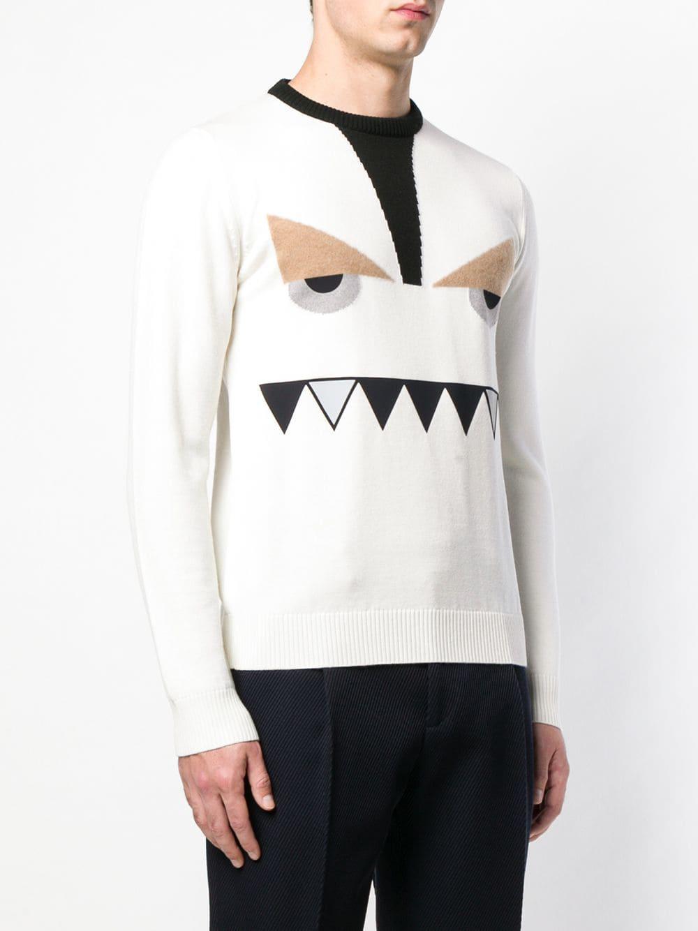 fendi bug eye jumper