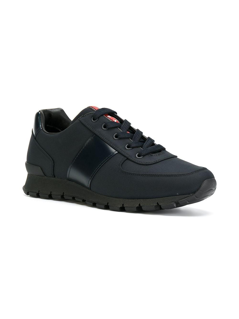 Prada Match Race Sneakers in Blue for Men | Lyst