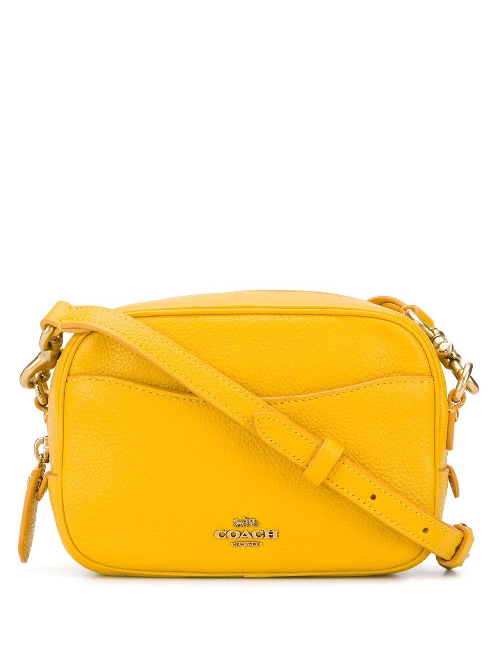 Aprender acerca 33+ imagen yellow coach handbag