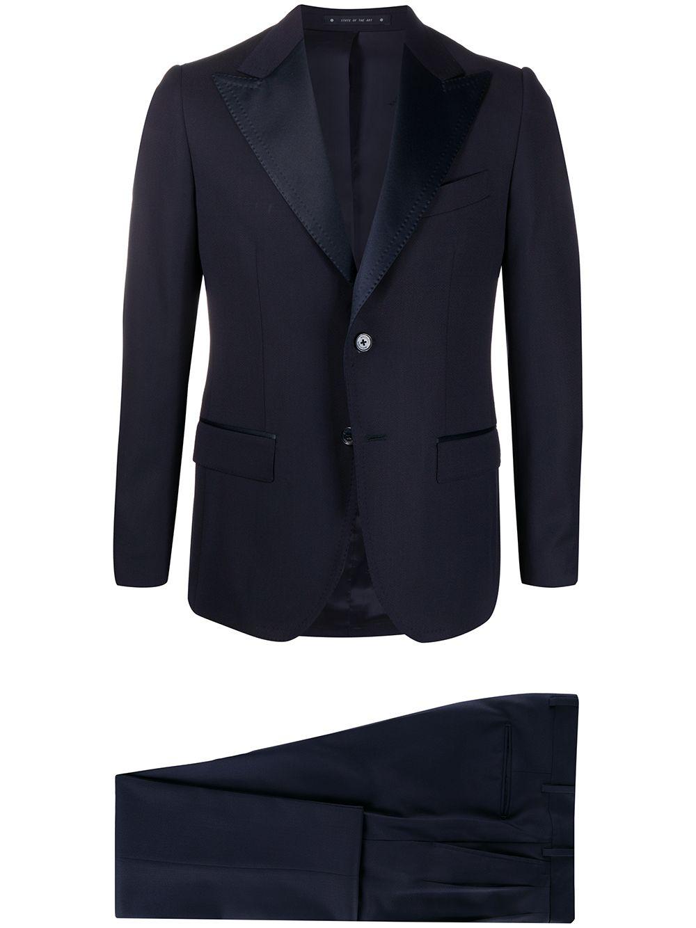 Bagnoli Sartoria Napoli Wool Slim Fit Two-piece Dinner Suit in Blue for Men  - Lyst