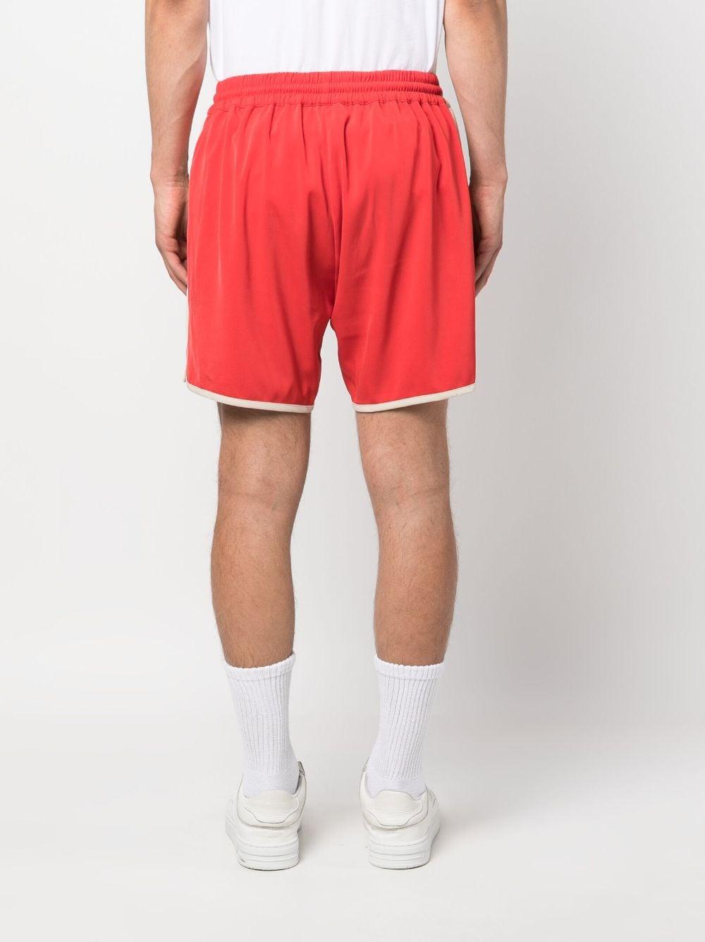 Represent Contrasting-trim Track Shorts in Red for Men | Lyst
