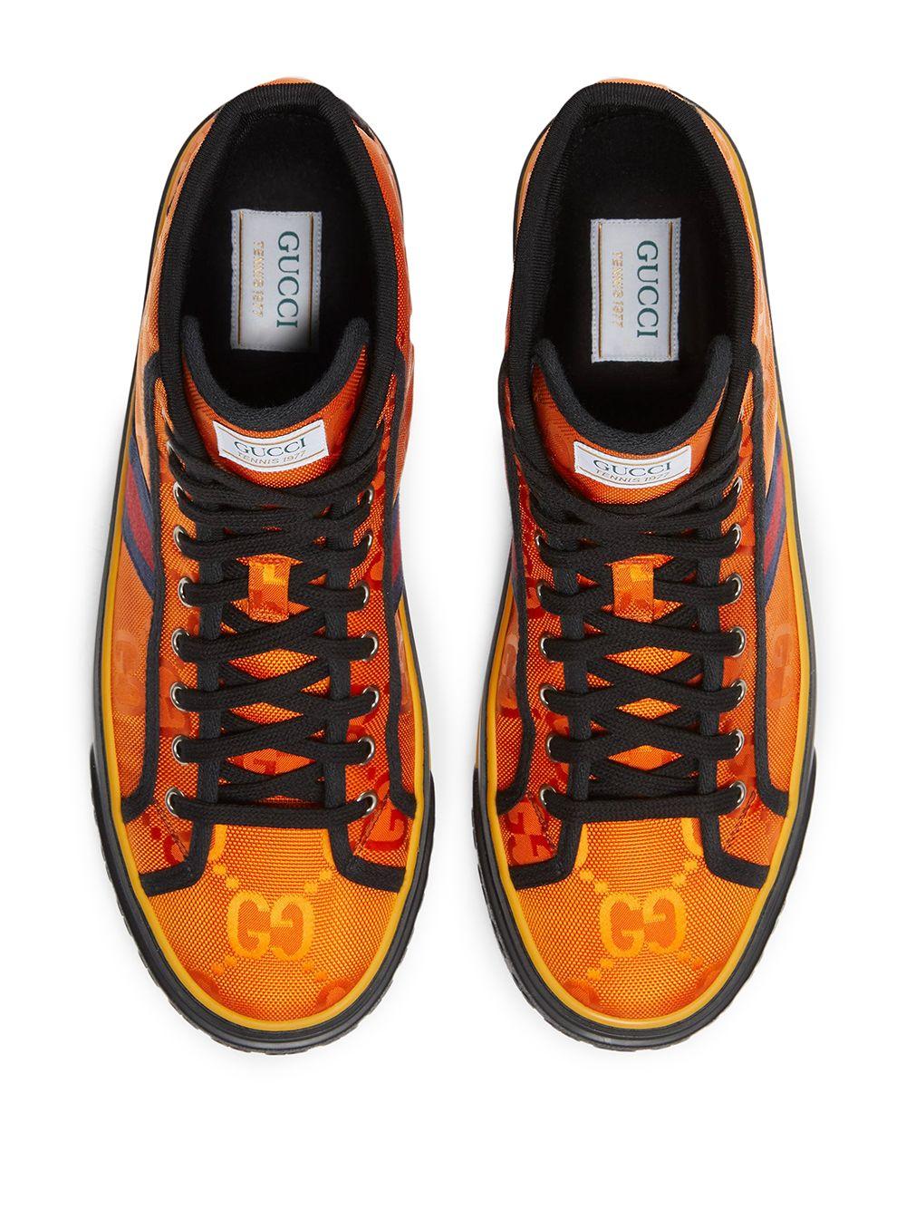 Gucci Off The Grid High Top Sneaker in Orange for Men | Lyst