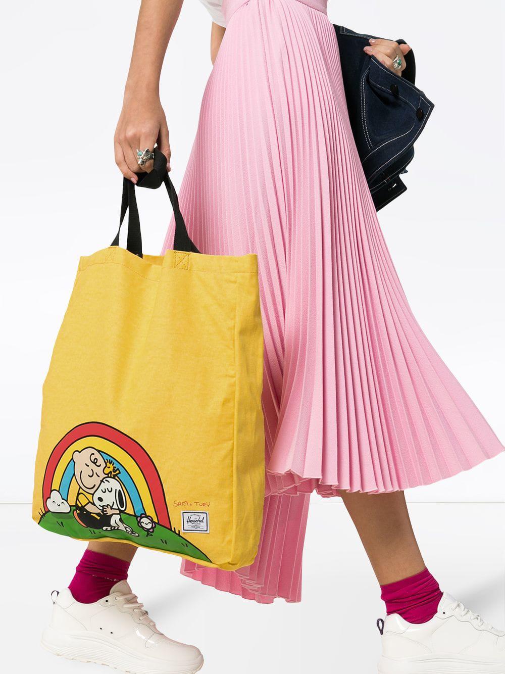 peanuts tote bag