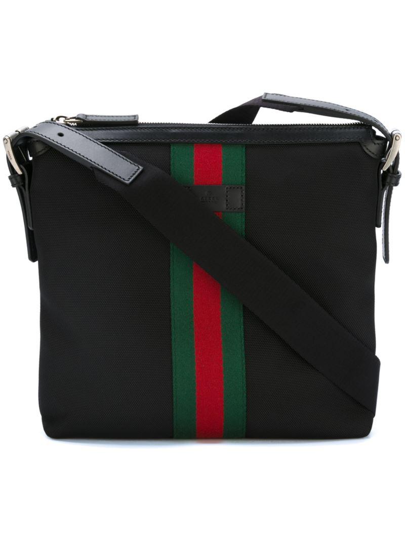 gucci techno canvas messenger bag