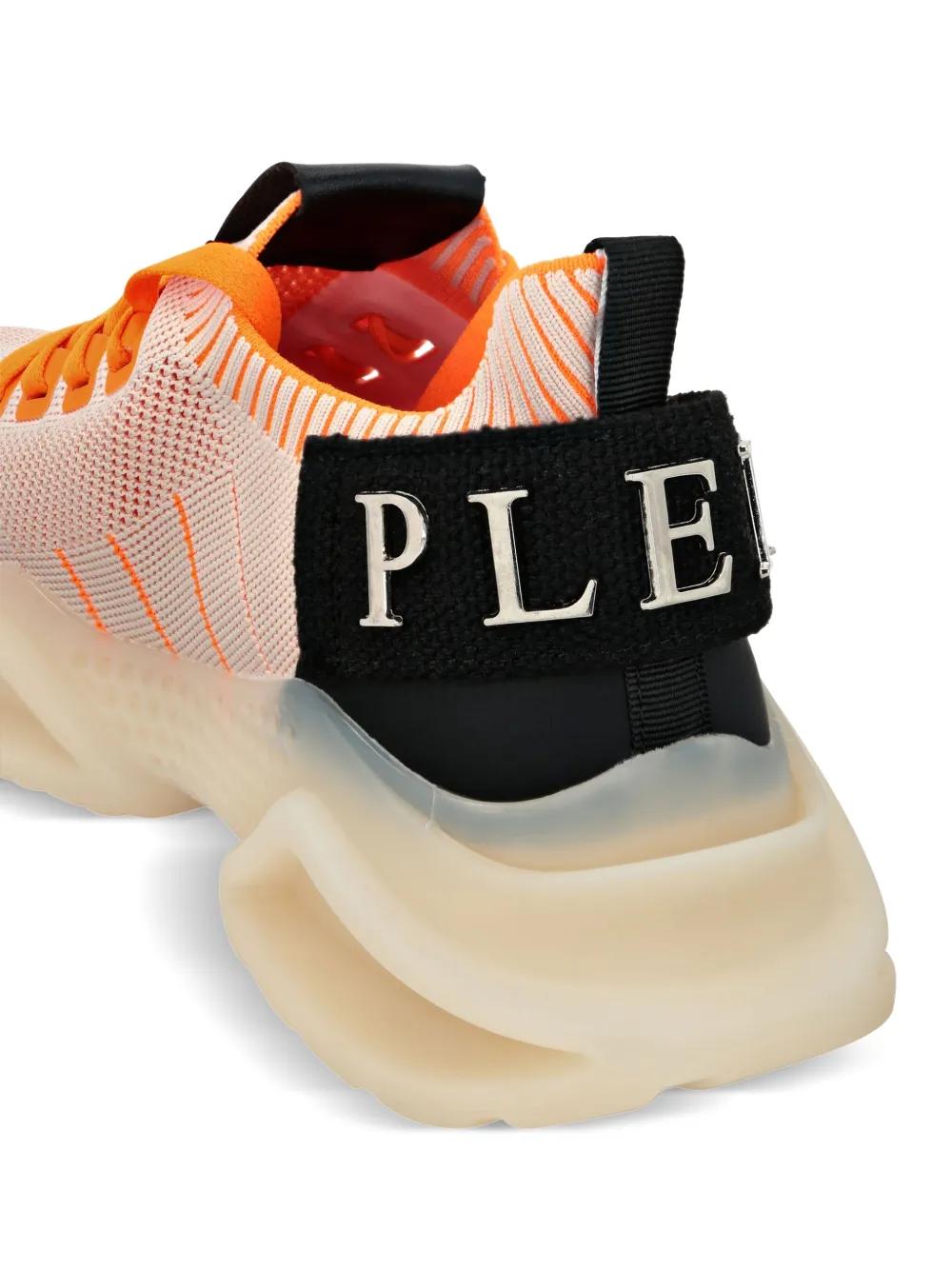 Philipp Plein Knitted Runner Iconic Low-Top Sneakers in  display picture 3