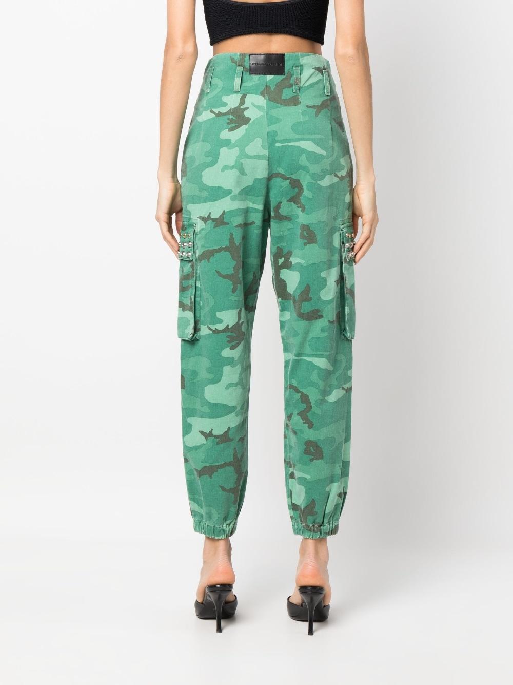 Green camo best sale cargo pants womens