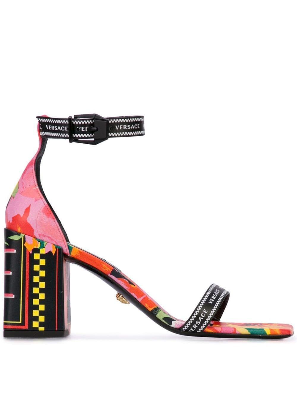 versace floral shoes