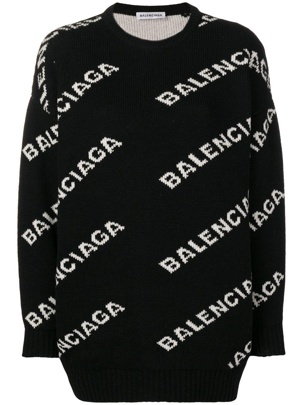 balenciaga black sweater