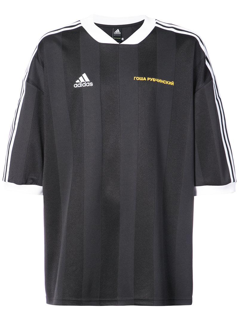 Gosha Rubchinskiy X Adidas Football T-shirt in Black for Men | Lyst