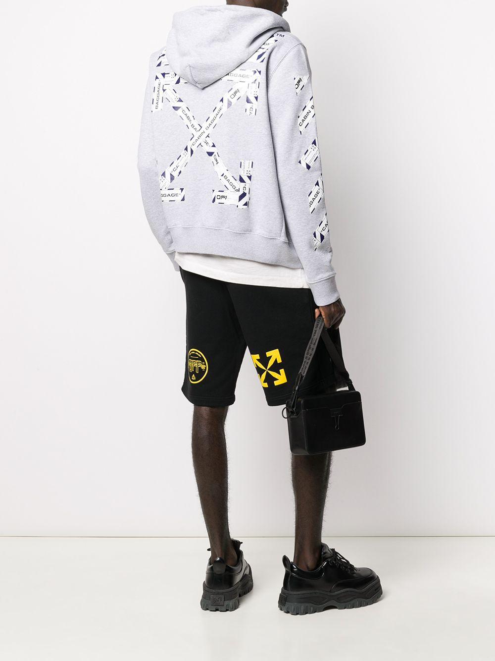 OFF-WHITE Airport Tape Sweatshort Grey/Multicolor