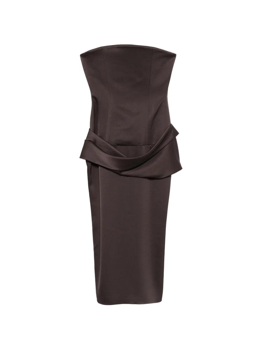 alex perry brown dress The Black Tux Essential True Navy Suit Pants-Classic In Blue | Size: 34/30 main image 1