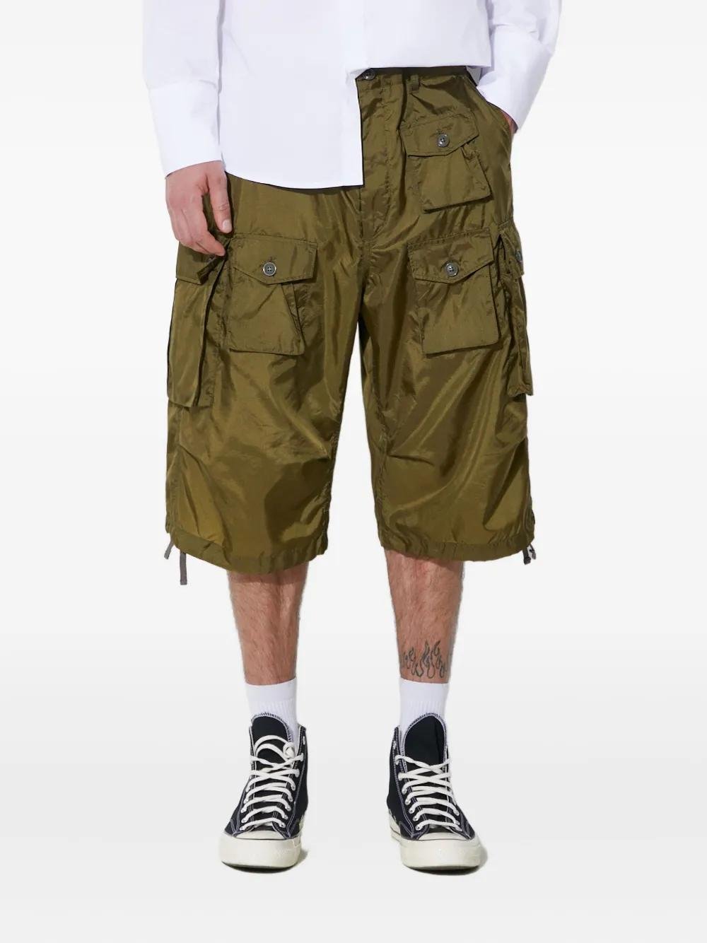 パンツ Engineered Garments Shorts Engineered Garments Fa Shorts - Olive 24S1E004-CT030