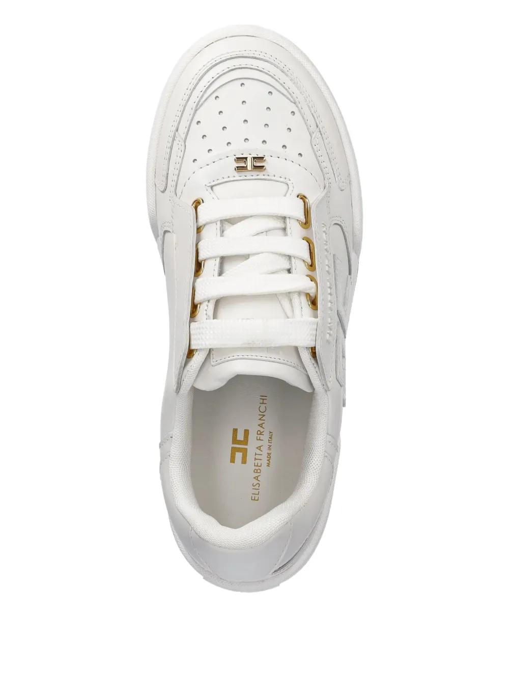 スニーカー ELISABETTA FRANCHI Woman Sneakers Ivory SA48G 360 Elisabetta Franchi Sneakers for Women | Online Sale up to 55