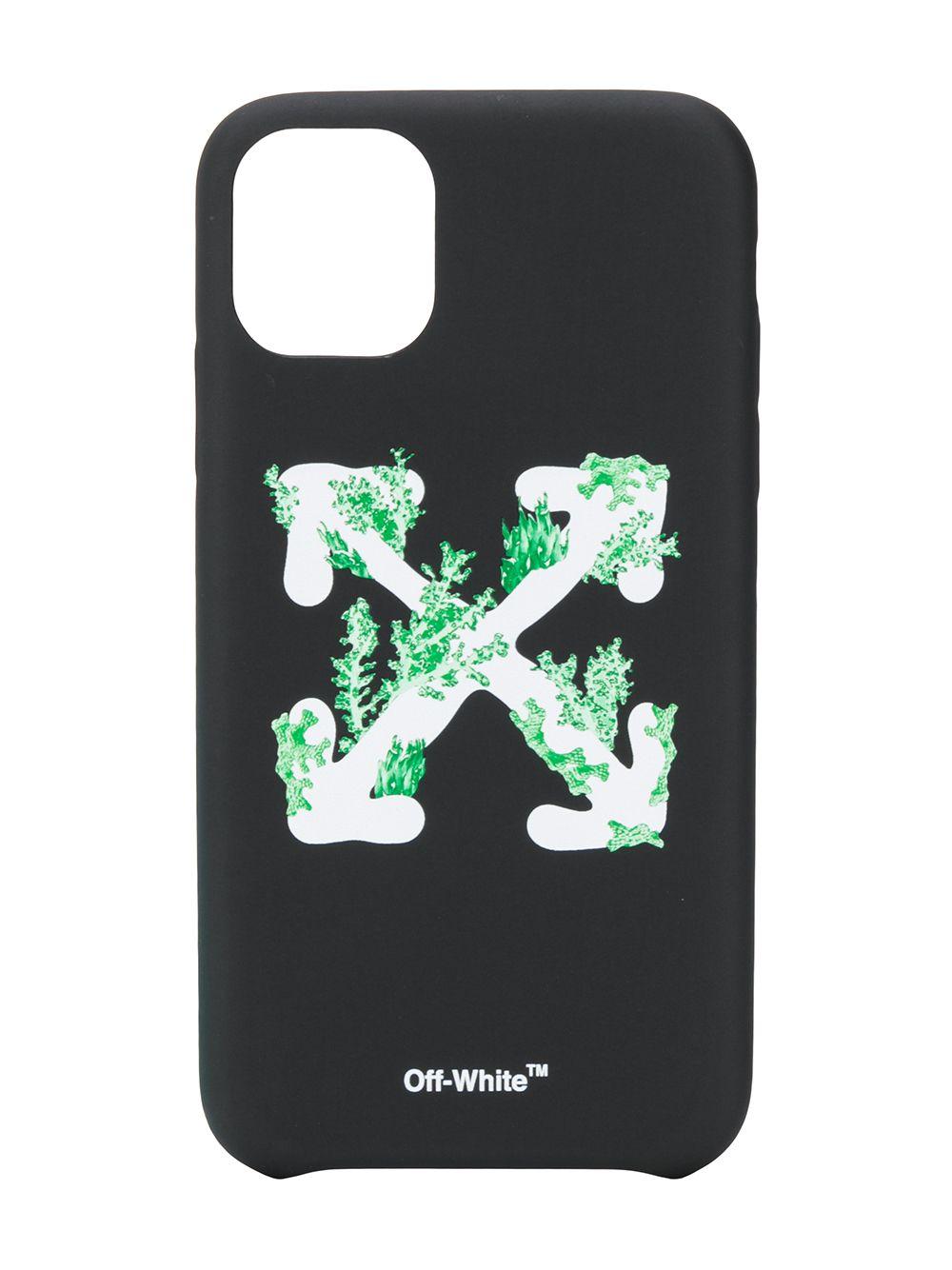 Off-White c/o Virgil Abloh Corals Print Iphone 11 Case in Black | Lyst