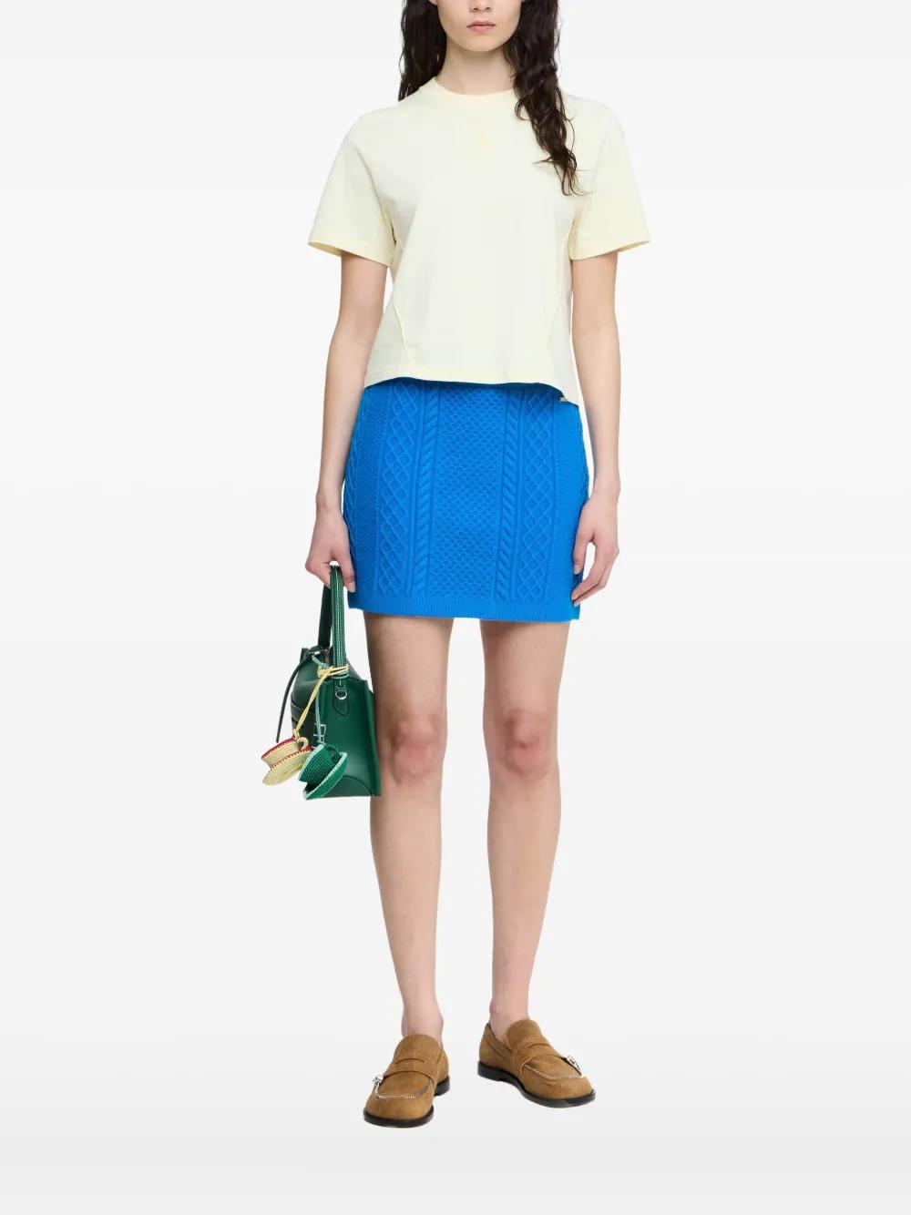 J W Anderson アシンメトリーミディスカート JW Anderson アシンメトリードレープ ミディスカート | ブラック