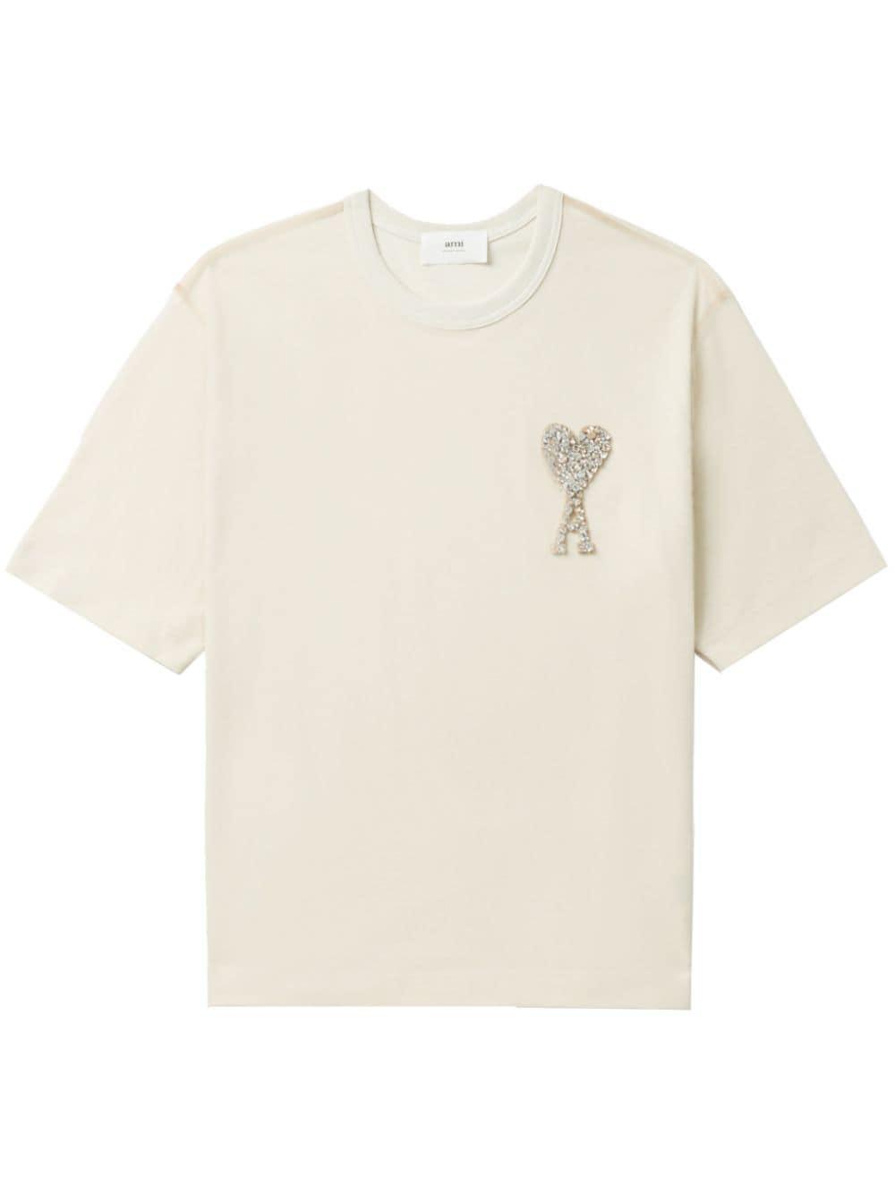 ☆送料・関税込☆AMI★LOGO CROPPED SHORT SLEEVE T SHIRT★ ☆送料・関税込☆AMI☆LOGO CROPPED SHORT SLEEVE T SHIRT☆