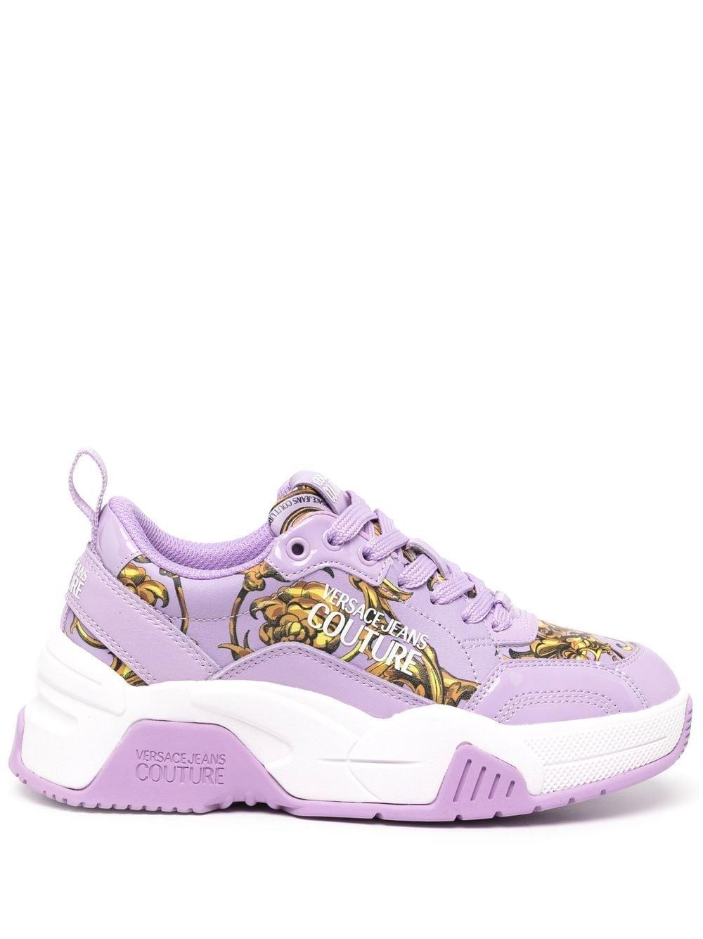 レディース パープル バロック スニーカー Irondencrossfit Com