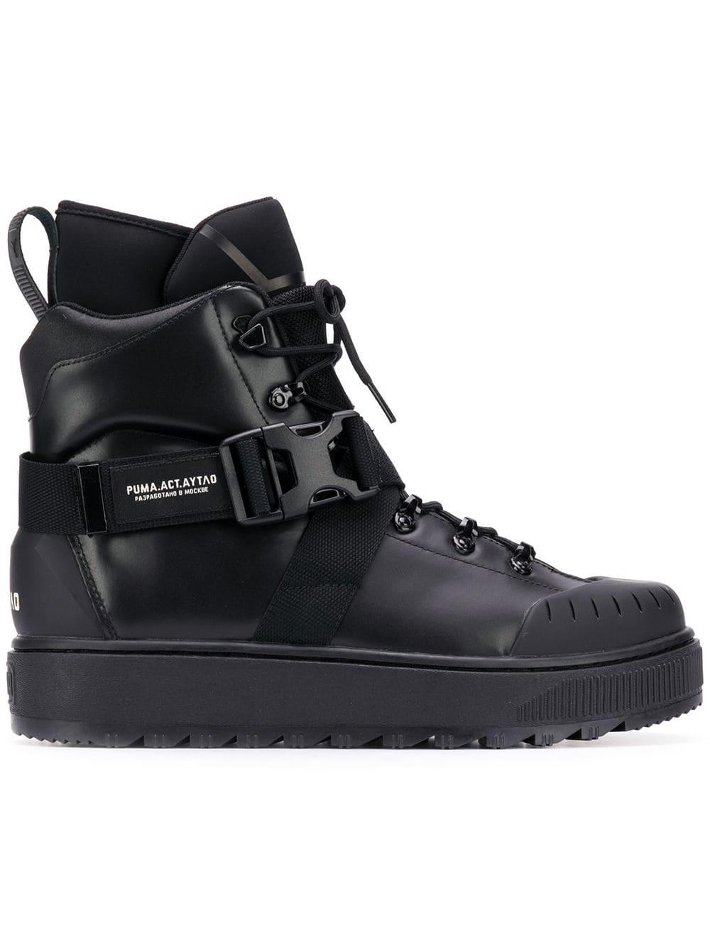 PUMA Rubber X Outlaw Moscow Ren Boots in Black for Men | Lyst