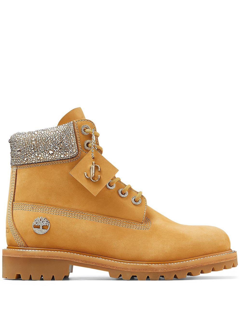 Stivaletti con decorazione x TimberlandJimmy Choo in Pelle da Uomo colore  Marrone | Lyst