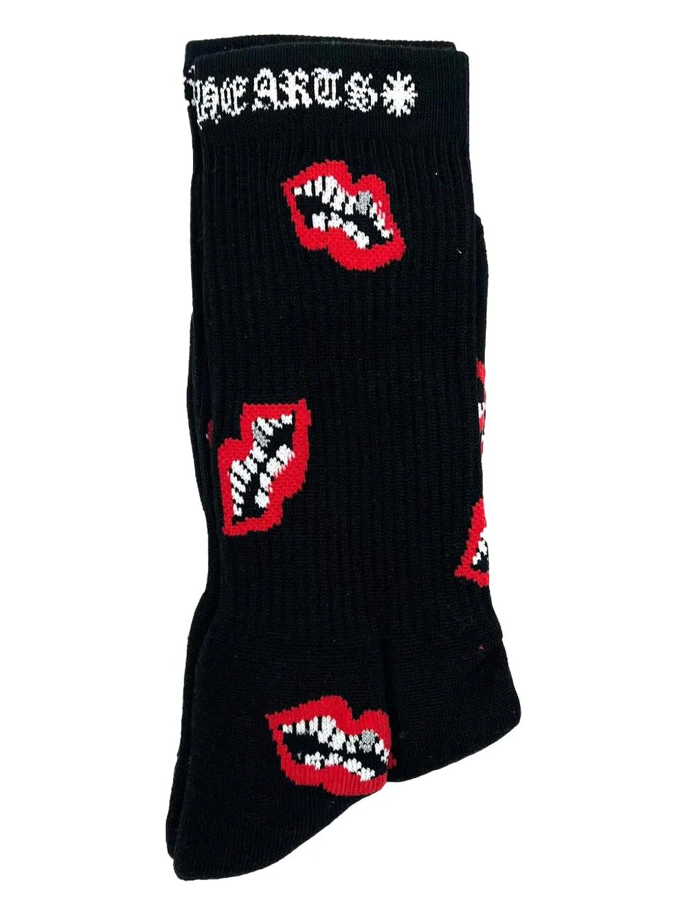 Chrome Hearts Chomper Matty Boy Socks in Black for Men | Lyst
