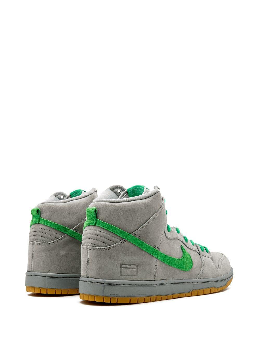 Nike Dunk SB High Dames Zilver