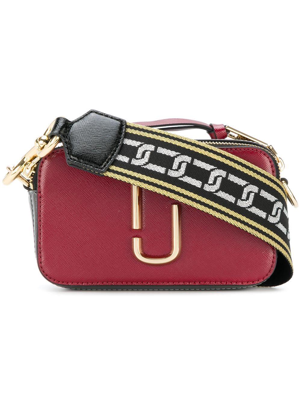 Marc Jacobs Leather Small Snapshot Camera Bag in Red Save 23 Lyst